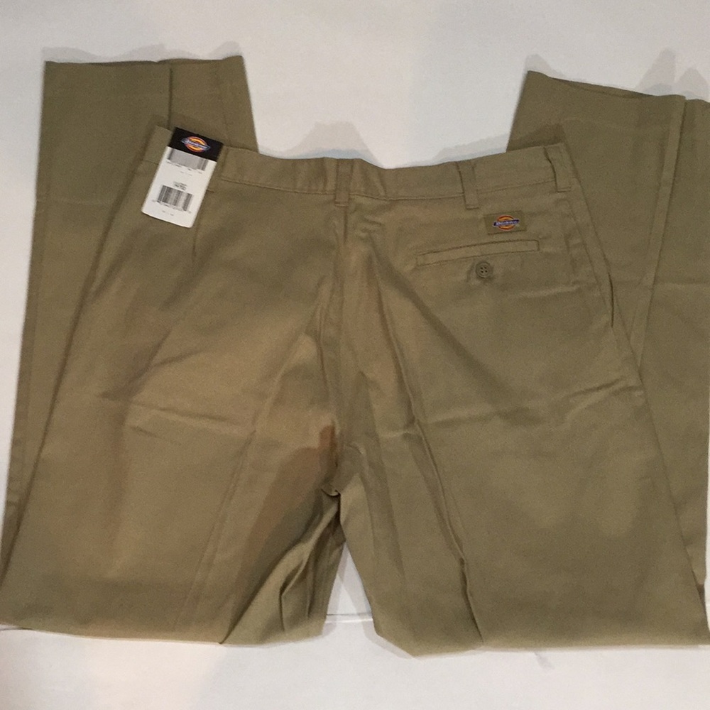 Dickies NWT women’s tan pants (2) 16 R & (1) 18 R
